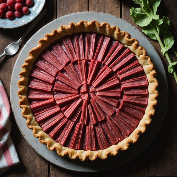 Quels conseils pour préparer une tarte à la rhubarbe avec une pâte sablée maison ?
